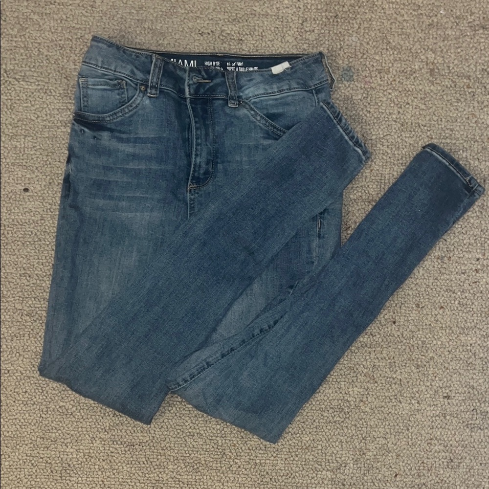 Women’s Blue High Rise Skinny Jeans